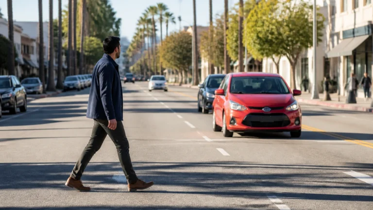 hit outside crosswalk los angeles